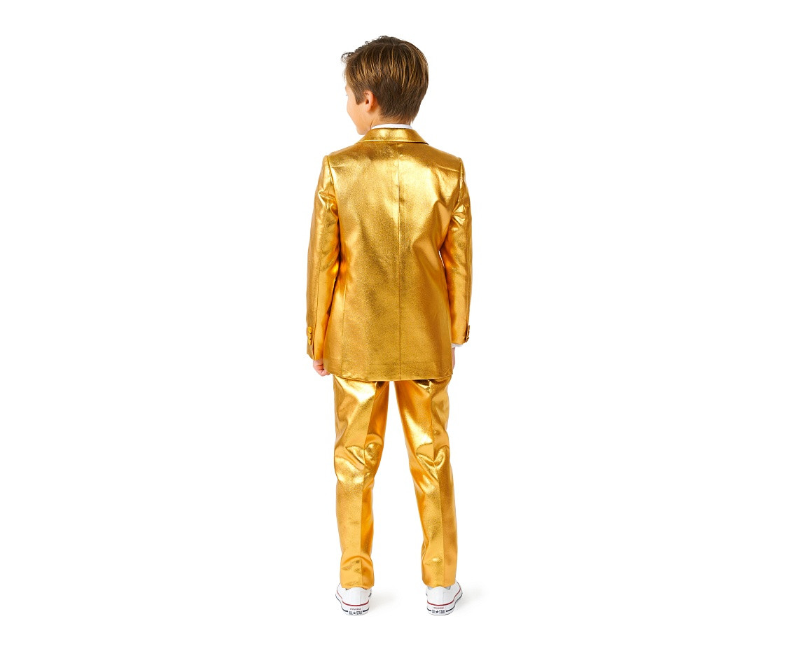 Suit BOYS Groovy Gold, size EU 98/104 EOL
